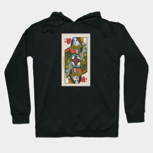 Queen of Hearts Playing Card Hoodie